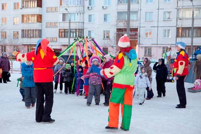 Пермь уличный праздник Масленица